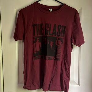 Earth Positive men’s small The Clash tshirt Times Square NYC 1981. GUC
